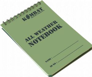 Waterproof Notebook (A6) (click for enlarged image)